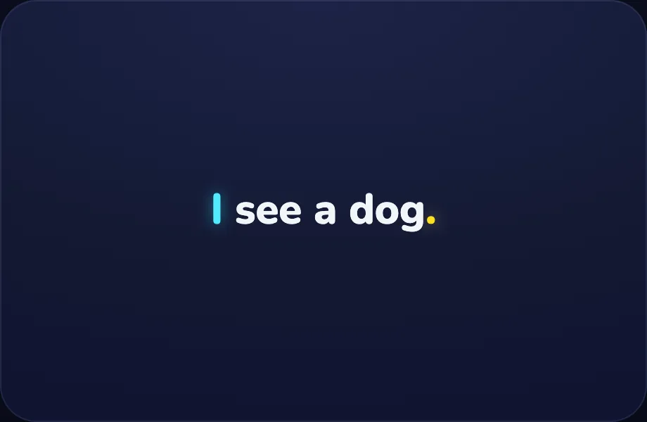Your turn step of Build a Sentence (sentence view)