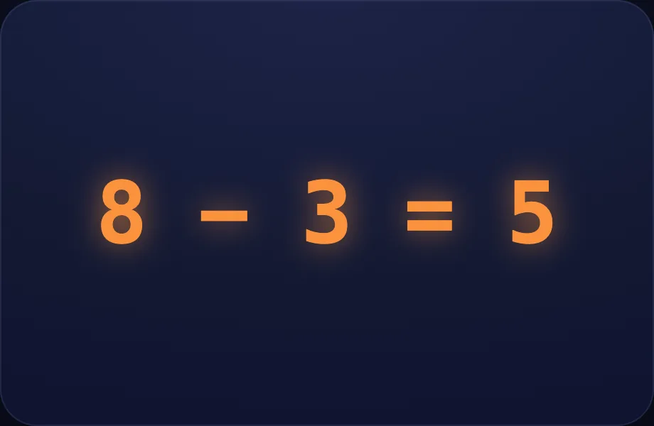 Subtract step of Story Problems (big view)
